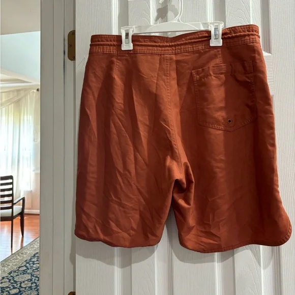 Old Navy Men’s Orange Swim Trunks - Picture 2 of 3